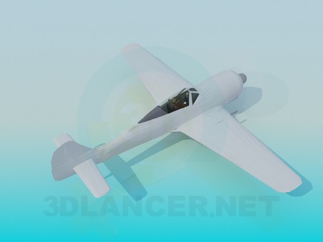 3d model Single plane - preview 3d model Single plane - preview