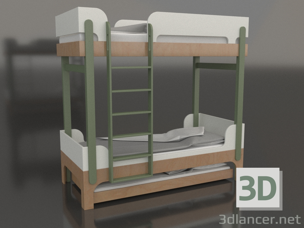 3 डी मॉडल चारपाई बिस्तर ट्यून यू (UGTUA1) - पूर्वावलोकन