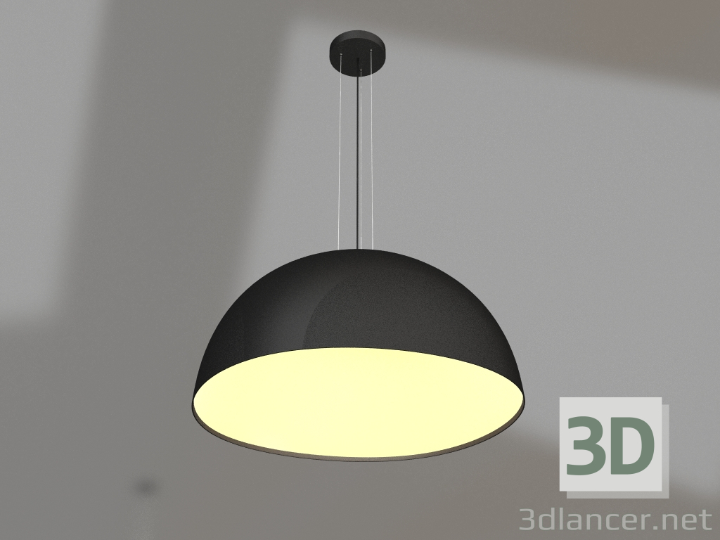 modello 3D Lampada SP-RESTO-HANG-R900-112W Warm3000 (BK, 100 gradi, 230V) - anteprima