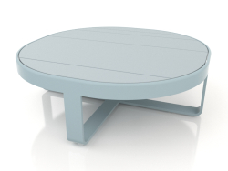 गोल कॉफी टेबल Ø90 (नीला ग्रे)