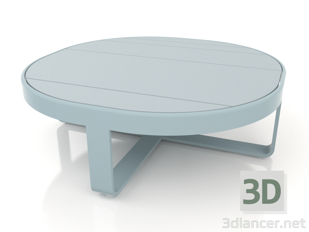 3D Modell Runder Couchtisch Ø90 (Blaugrau) - Vorschau