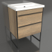 3d model Floor cabinet 60 cm (FRG0106DB+FRGN380) - preview