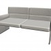 modello 3D Doppia divano Po155 - anteprima