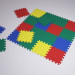 modello 3D Puzzle di tappeto - anteprima