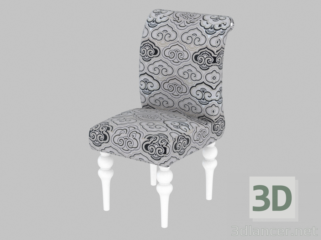 3D modeli Art deco tarzında sandalye - önizleme