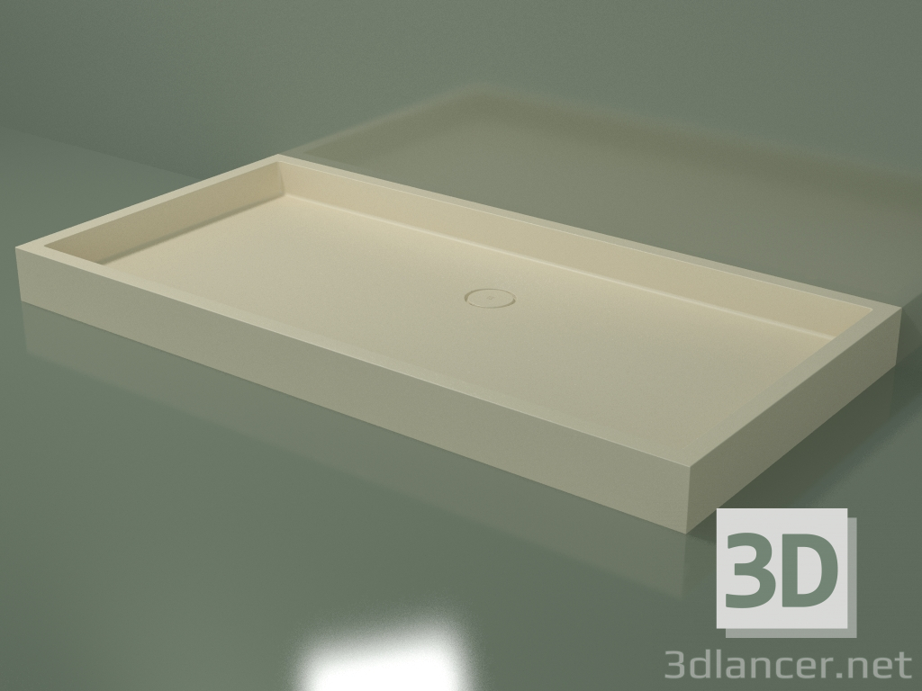 Modelo 3d Base de duche Alto (30UA0145, Bone C39, 200x100 cm) - preview