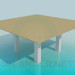 modello 3D Grande tavolo - anteprima