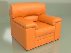 Armchair Ella (Orange leather)