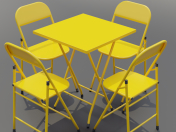 Folding Chair and Table