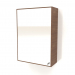 3d model Mirror with drawer ZL 09 (500x200x700, wood brown light) - preview