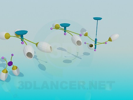 3d модель Набір ламп – превью 3d модель Набір ламп – превью