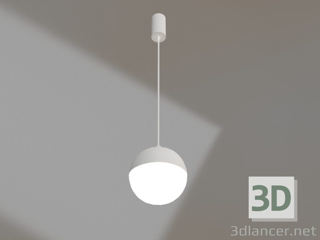 modello 3D Lampada SP-EMISFERO-R150-11W Day4000 (WH, 170 gradi, 230V) - anteprima