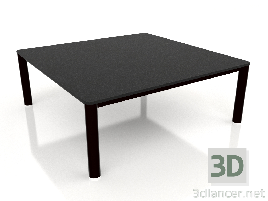 3d model Coffee table 94×94 (Black, DEKTON Domoos) - preview