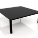 3d model Coffee table 94×94 (Black, DEKTON Domoos) - preview