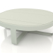 modèle 3D Table basse ronde Ø90 (Gris ciment) - preview