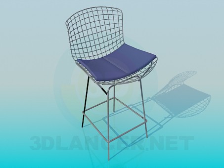 3 डी मॉडल कुर्सी-ग्रिड - पूर्वावलोकन