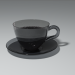 3D siyah kahve modeli satın - render
