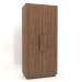 3d model Wardrobe MW 04 wood (option 1, 1000x650x2200, wood brown light) - preview