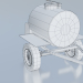 3d model old barrel of kvass - preview