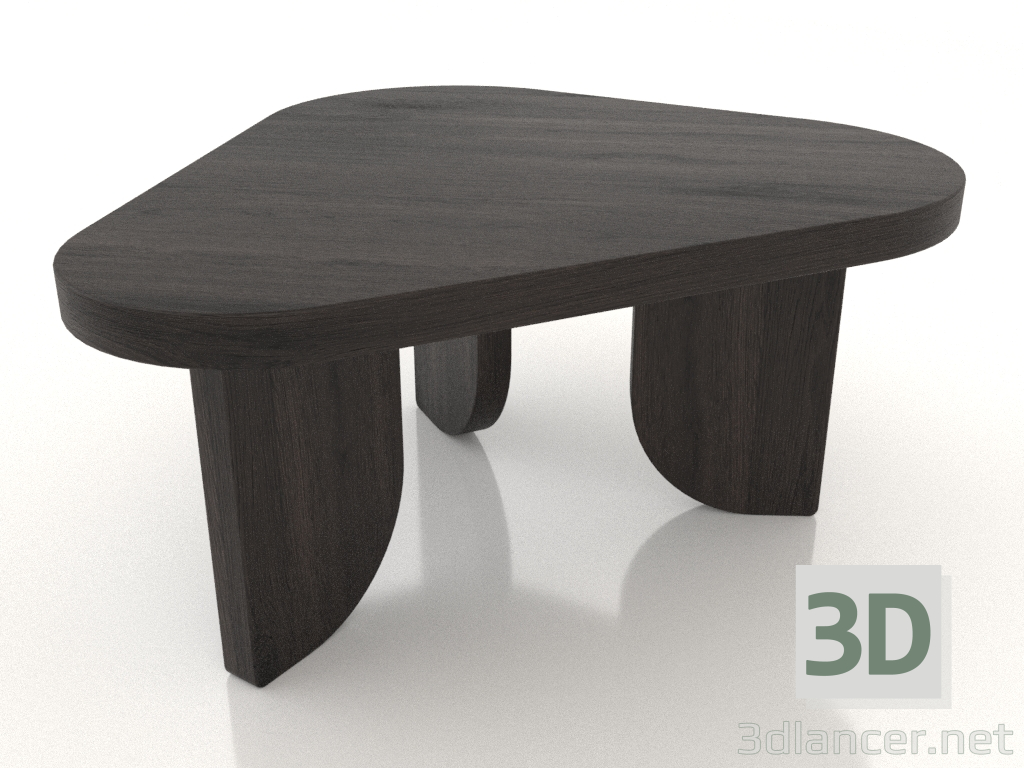 3d модель Столик журнальный COBBLE (M, дуб венге) – превью