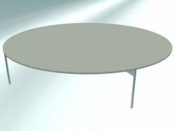 Low coffee table (CR41 Chrome G3, Ø1200 mm)