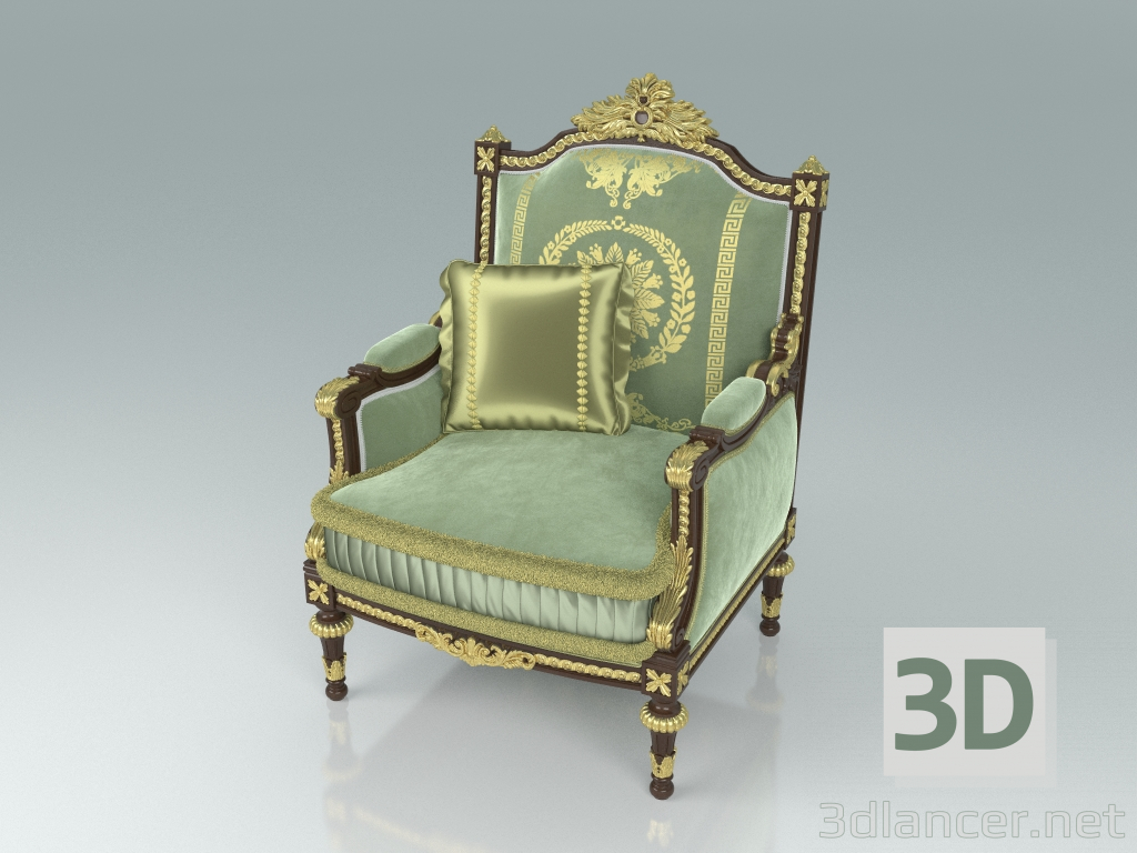 3D Modell Sessel (Art. 14403) - Vorschau