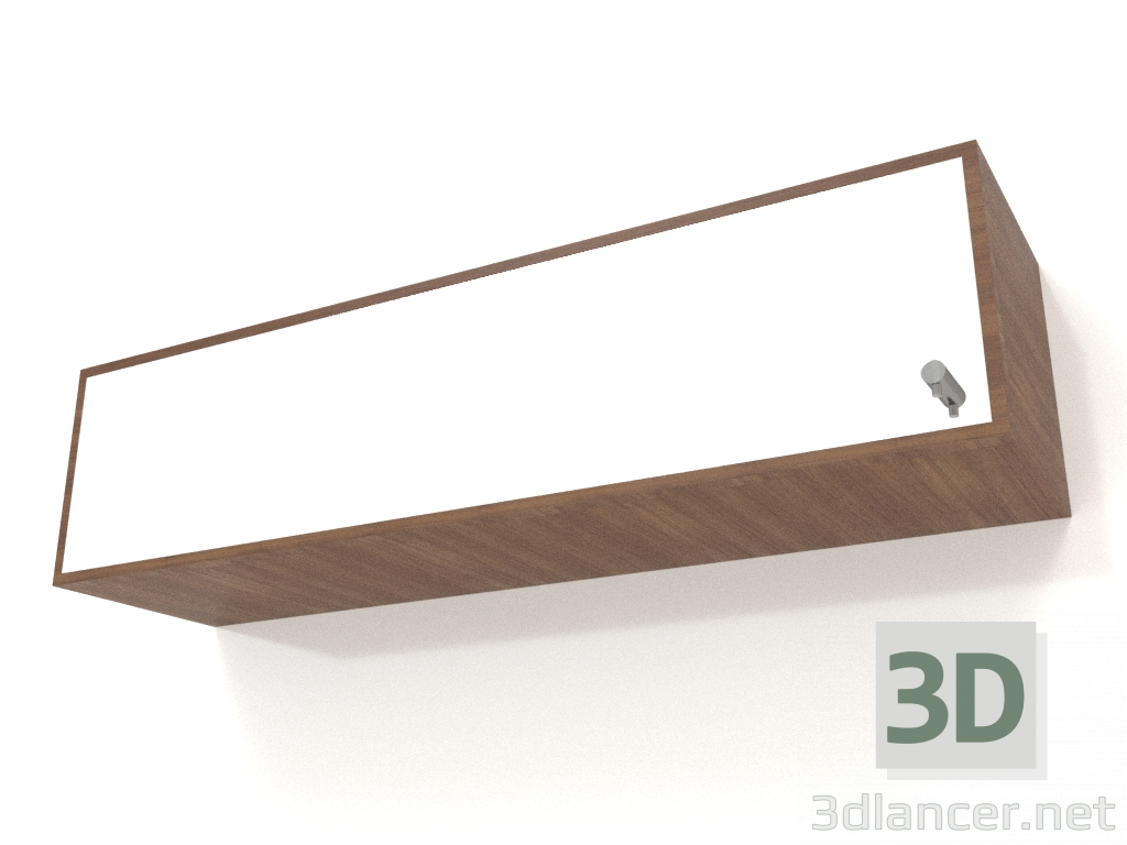 3d model Mirror with drawer ZL 09 (800x200x200, wood brown light) - preview