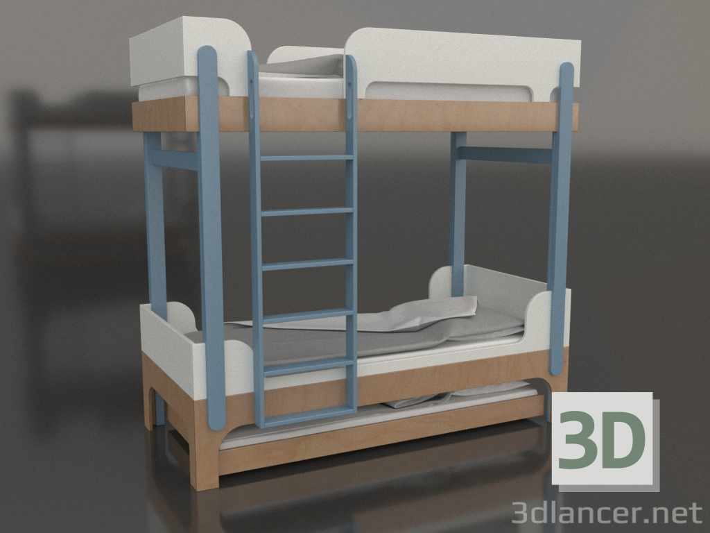 3d модель Кровать двухъярусная TUNE U (UZTUA1) – превью
