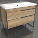 3d model Floor cabinet 100 cm (FRG0110DB+FRGN440) - preview