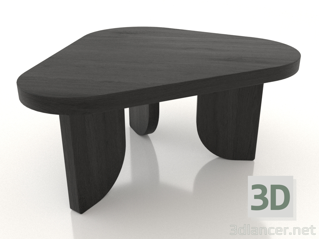 Modelo 3d Mesa de centro COBBLE (M, carvalho preto) - preview