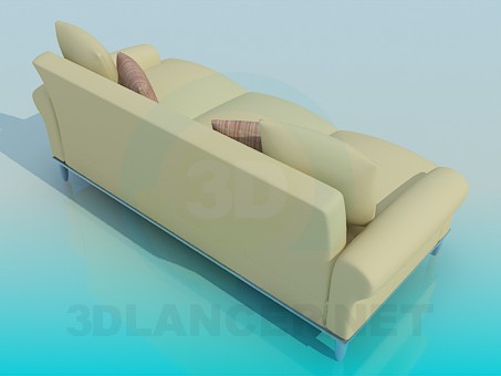 3d модель Диван – превью 3d модель Диван – превью