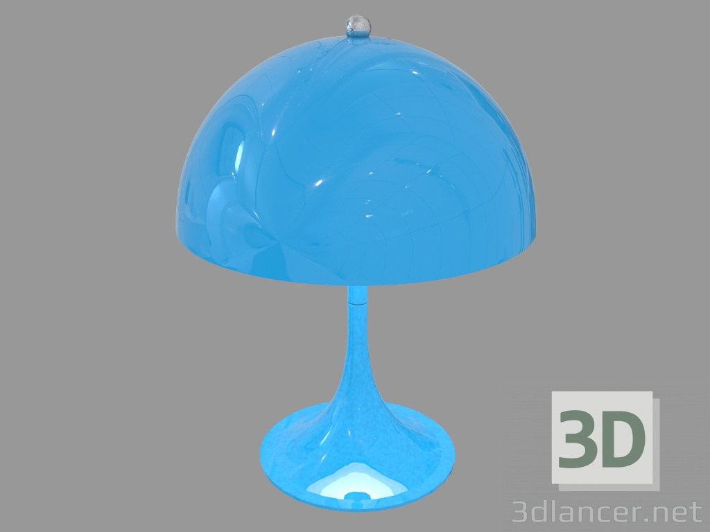 3d model Lámpara de mesa PANTHELLA MINI (azul) - vista previa