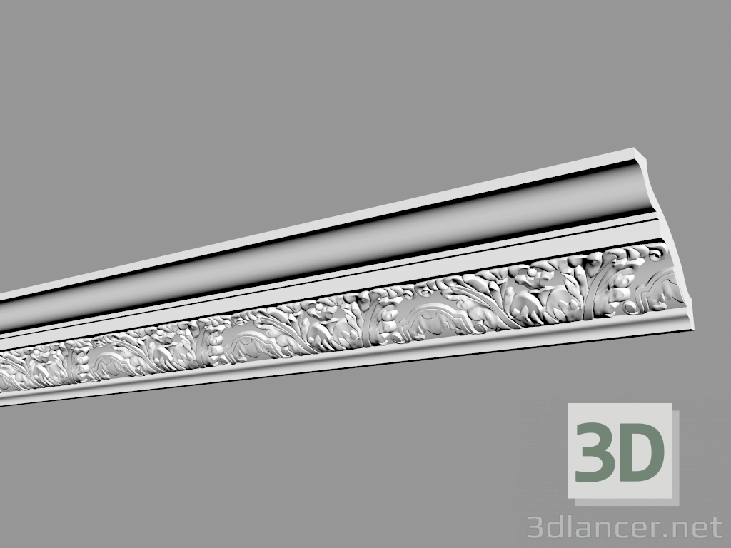 modèle 3D Corniche C1806 - preview