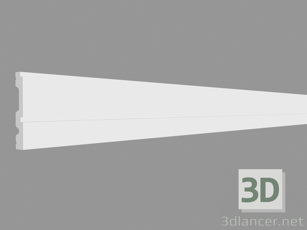 3D Modell Formteil P5051 (200 x 8,4 x 1,5 cm) - Vorschau