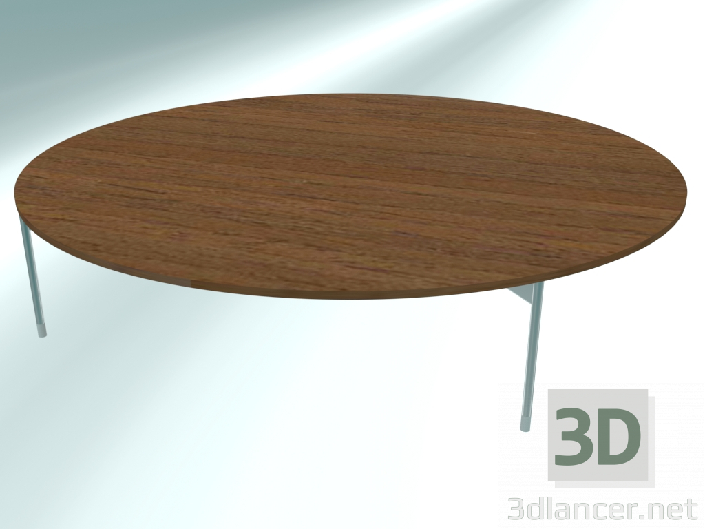 modello 3D Tavolino basso (CR41 Cromo HM12, Ø1200 mm) - anteprima