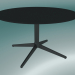 modèle 3D Table MISTER X (9507-51 (Ø80cm), H 50cm, noir, noir) - preview