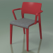 3D Modell Stuhl mit Armlehnen und Polsterung 3606 (PT00007) - Vorschau