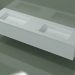 modello 3D Lavabo con cassetti (06UCA2421, Glacier White C01, L 192, P 50, H 36 cm) - anteprima