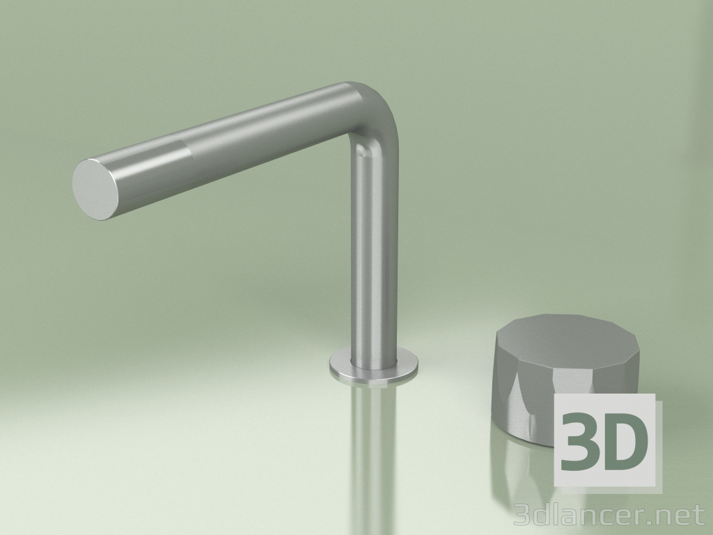 modèle 3D Mélangeur hydro-progressif 2 trous avec bec 143 mm (15 31, AS) - preview