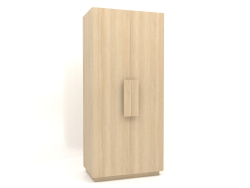 Wardrobe MW 04 wood (option 1, 1000x650x2200, wood white)