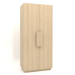 3d model Wardrobe MW 04 wood (option 1, 1000x650x2200, wood white) - preview