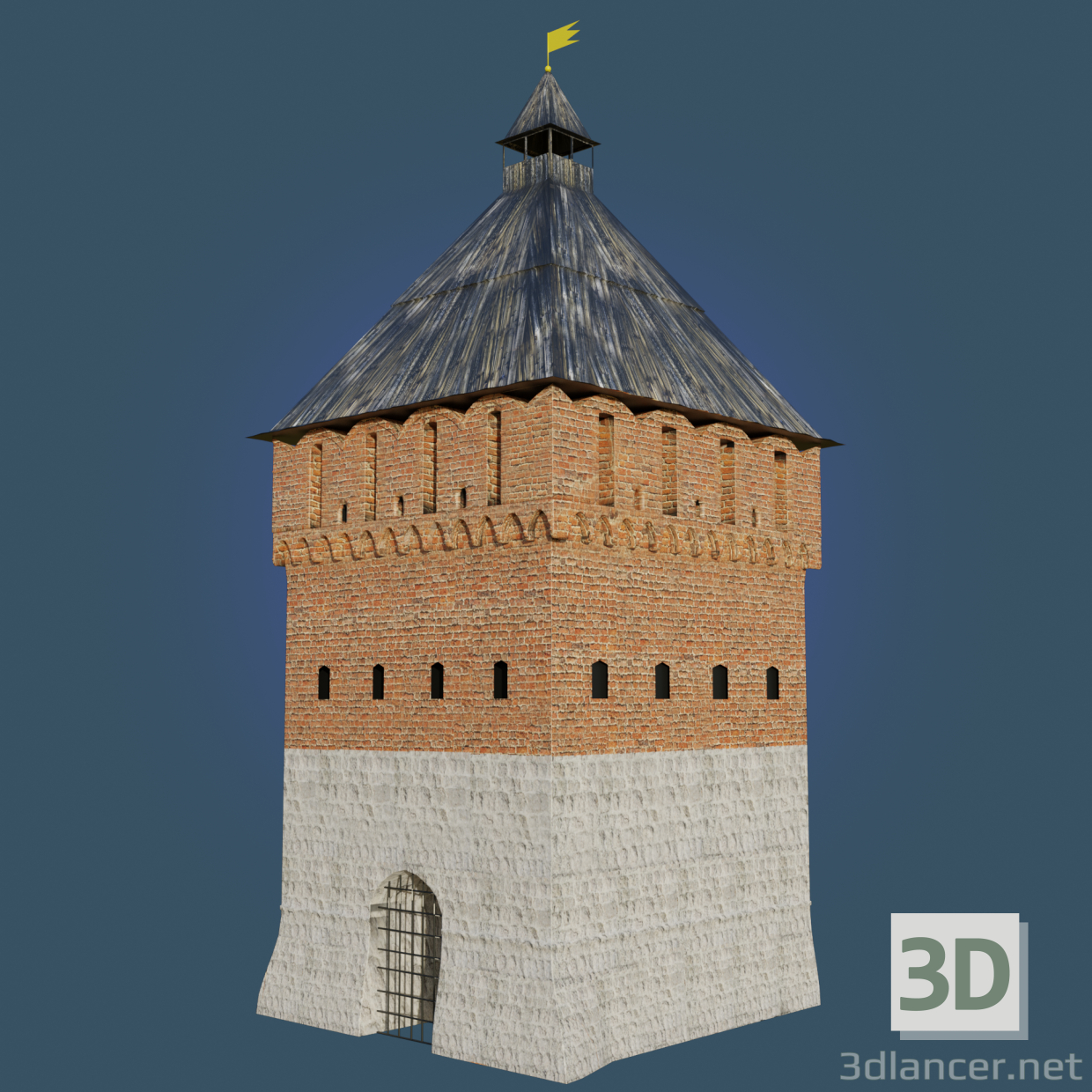 3D Ivanovs_gate_tower modeli satın - render