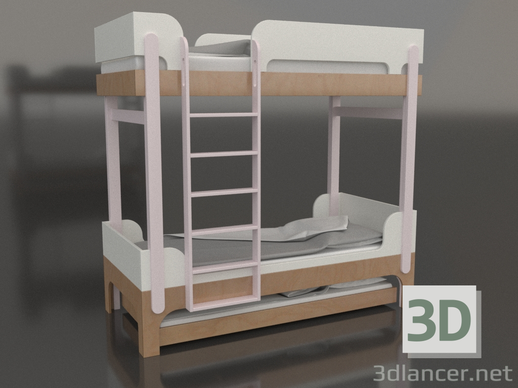 3d модель Кровать двухъярусная TUNE U (UPTUA1) – превью