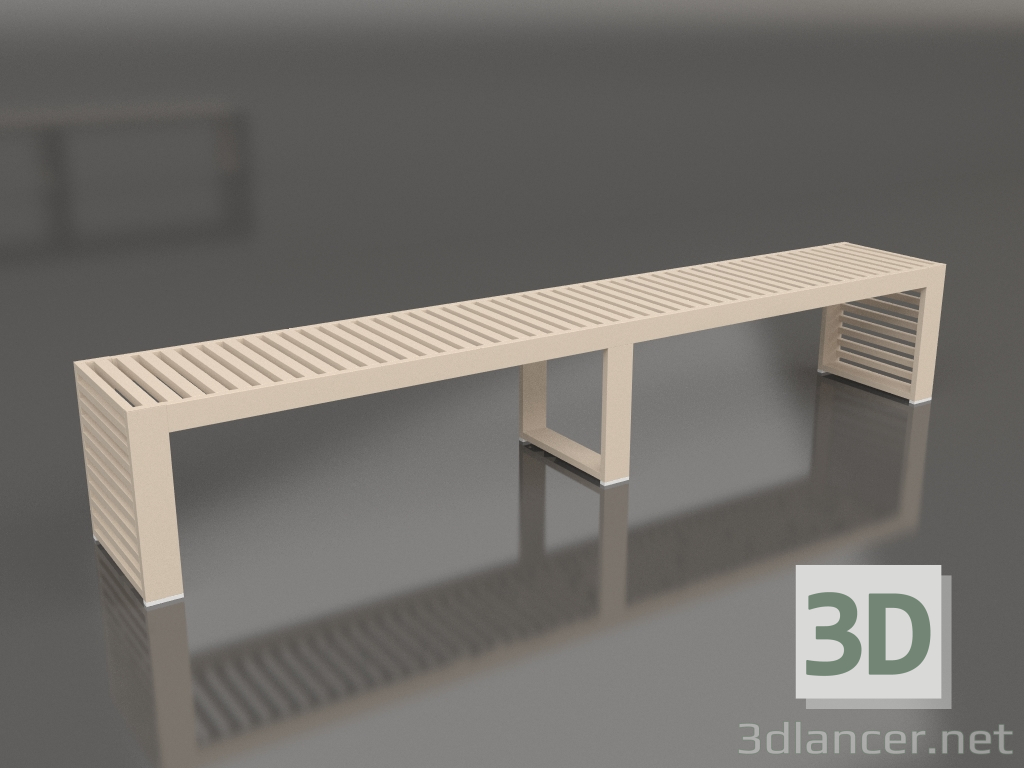 3D Modell Bank 246 (Sand) - Vorschau