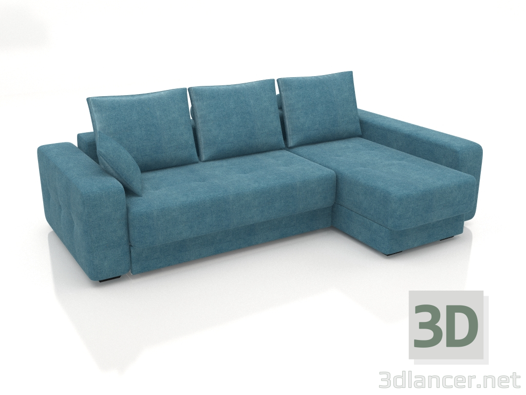 3d model sofá mercurio - vista previa