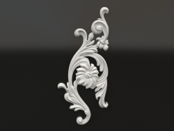 Decorative plaster element DE 014 A (548х239)