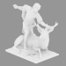3d модель Мармурова скульптура Meleager killing a deer – превью