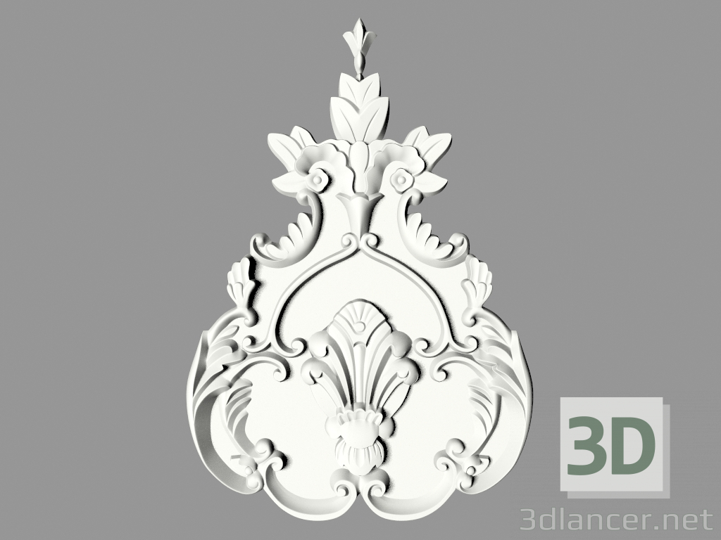 modèle 3D Décor de porte (D9) - preview