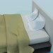 Modelo 3d Cama - preview