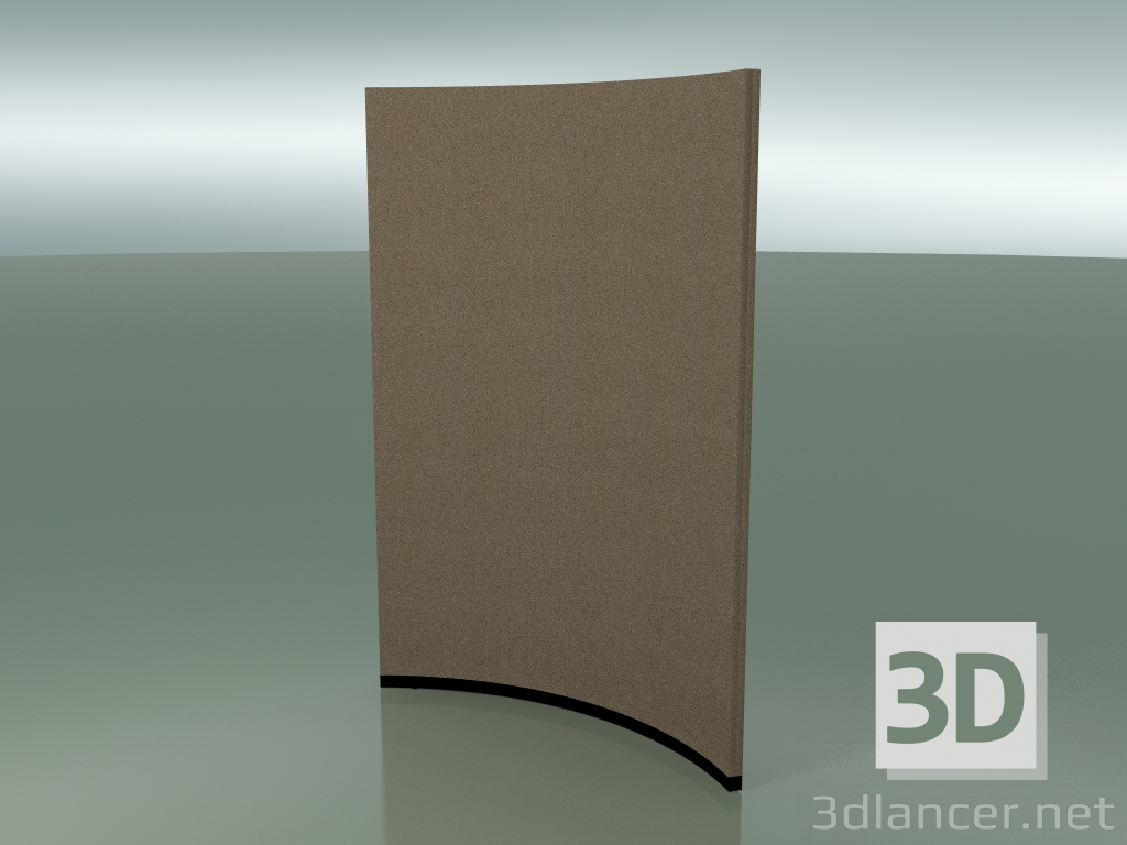 3D Modell Gebogene Platte 6413 (167,5 cm, 72 °, D 100 cm, fest) - Vorschau